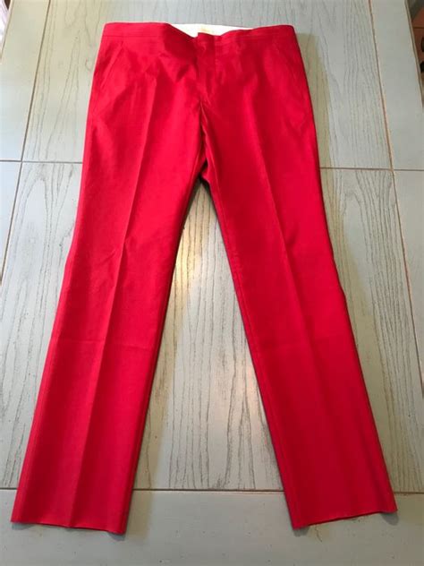 Pantaloni Gucci x adidas in Poliammide Rosso taglia 48 IT